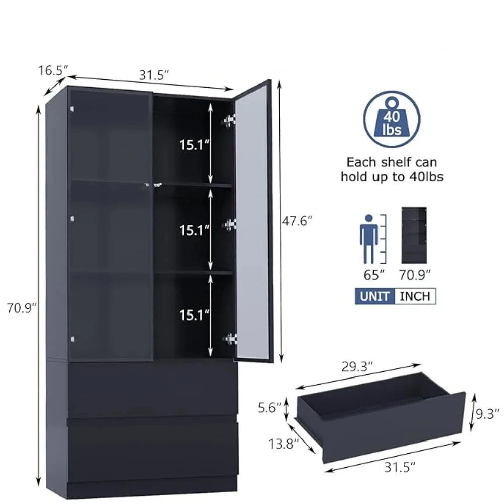 Modern LED Display Cabinet