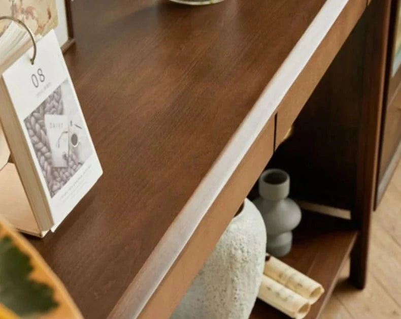 Wood Console Table With Drawer