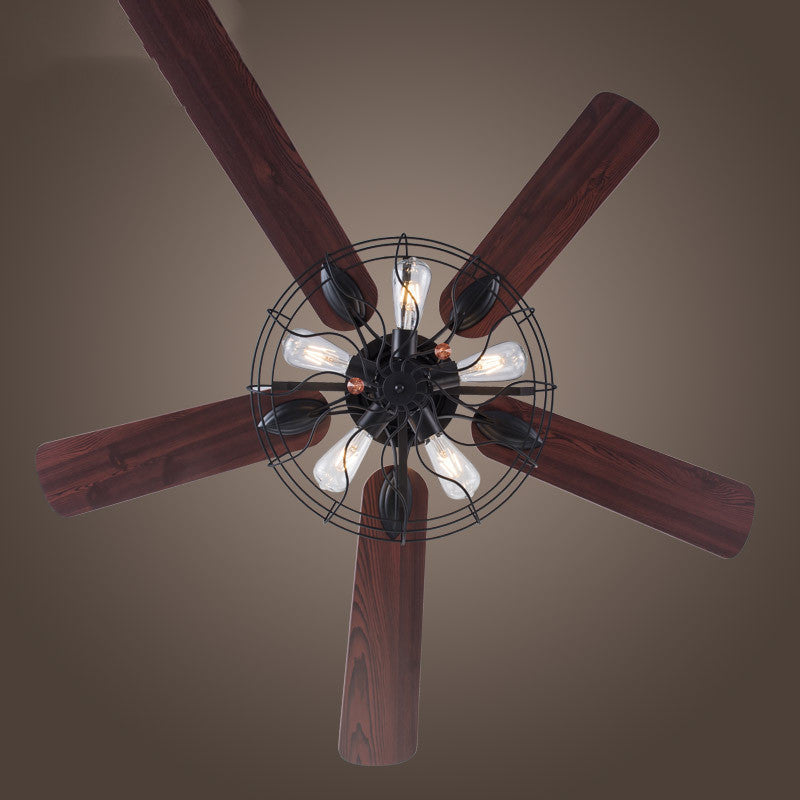 Loft Fan Lamp for Stylish Living Rooms
