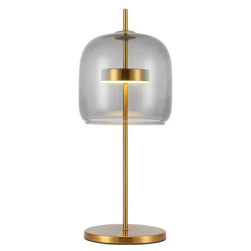 Modern Bedside LED Glass Lamp