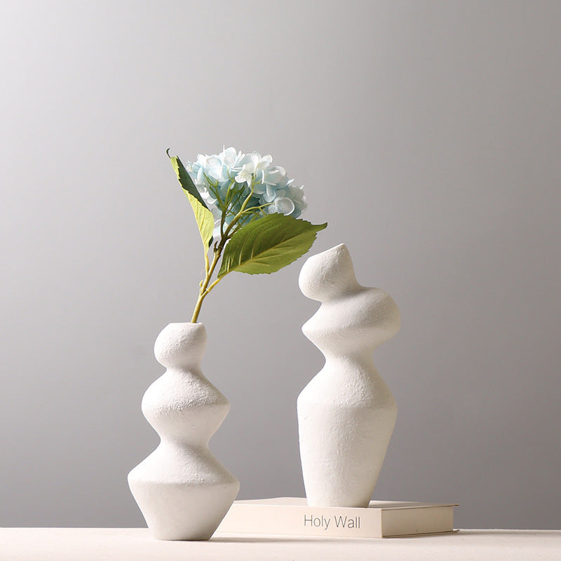 Modern White Vase