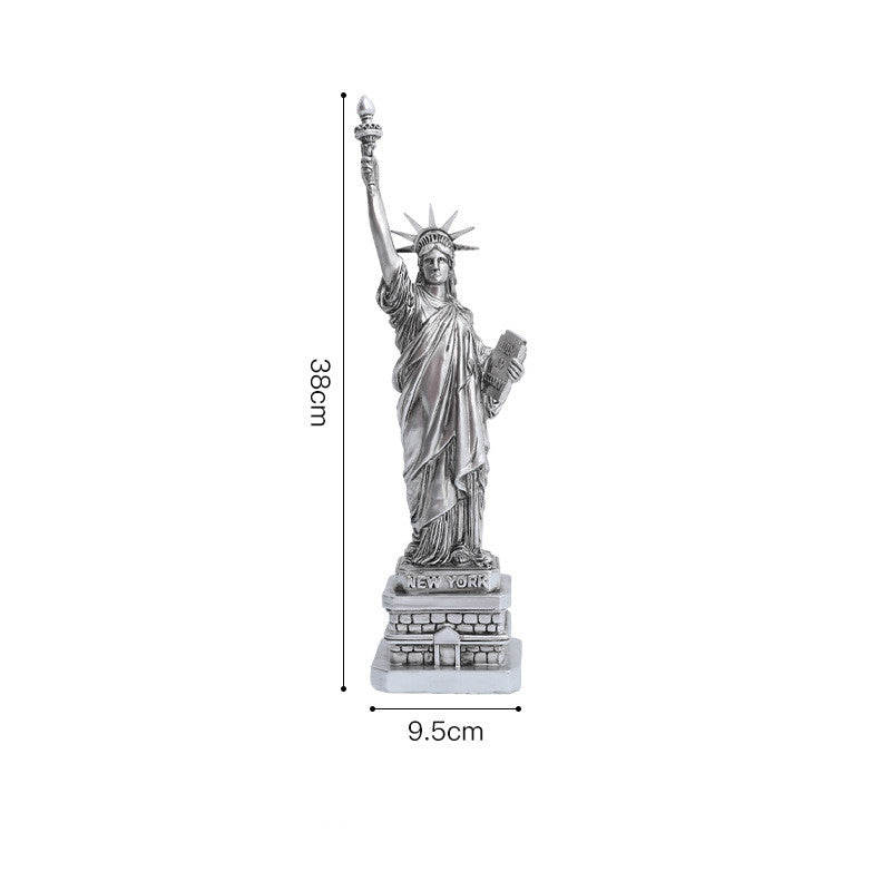 Elegant Statue of Liberty Statuette