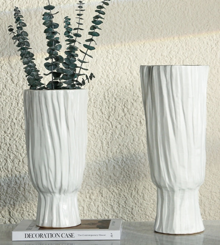 White Ceramic Vase