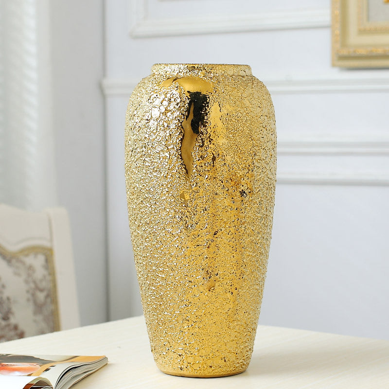 Gold Ceramic Vase