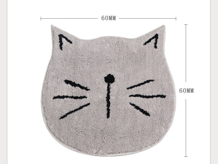 Absorbent Bath Mat In The Form Of A Cat - Max&Mark Home Decor