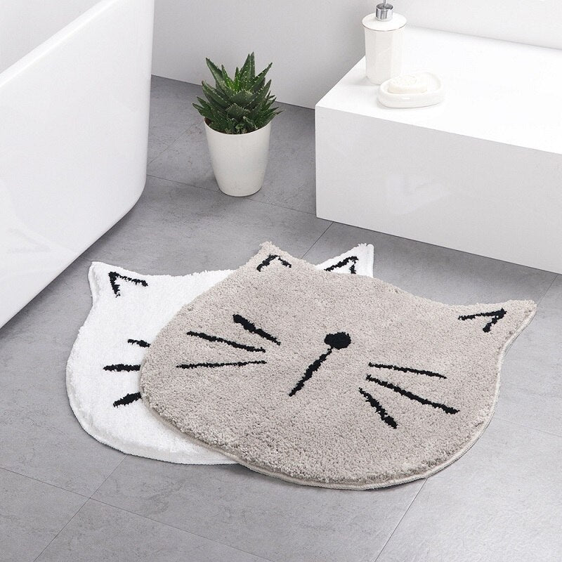 Absorbent Bath Mat In The Form Of A Cat - Max&Mark Home Decor
