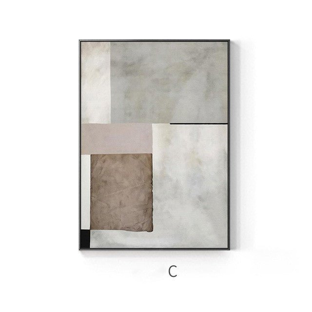Abstract Painting Industrial Style Canvas Poster Living Room Home Decoration Frameless - Max&Mark Home Decor