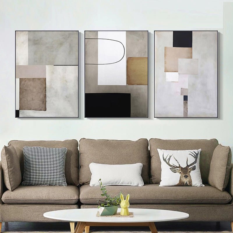 Abstract Painting Industrial Style Canvas Poster Living Room Home Decoration Frameless - Max&Mark Home Decor