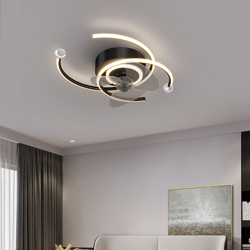 Modern Northern European Ceiling Fan Lamp