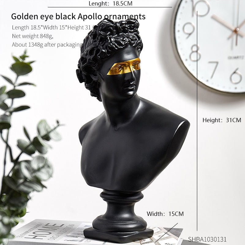 Apollo Golden Eye Resin Desktop Decoration - Max&Mark Home Decor