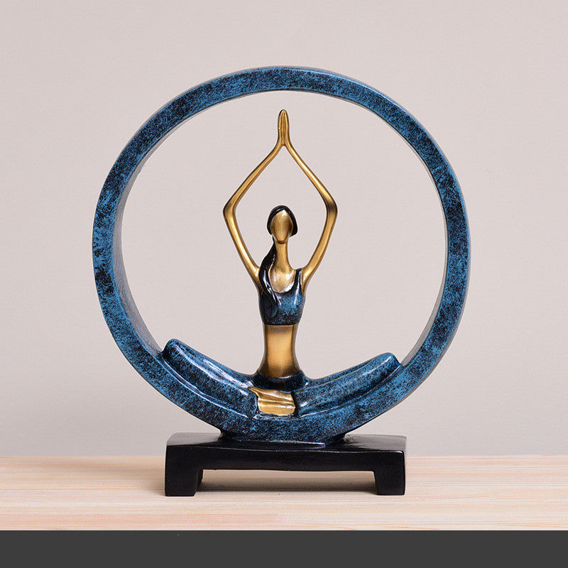 Tranquil Yoga Beauty Resin Ornament