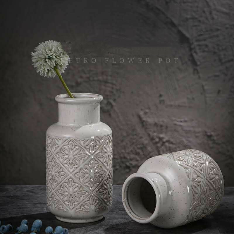 Nordic Retro Ceramic Vase