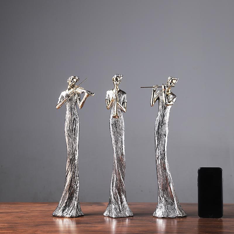 Symphony of Elegance Resin Statuettes
