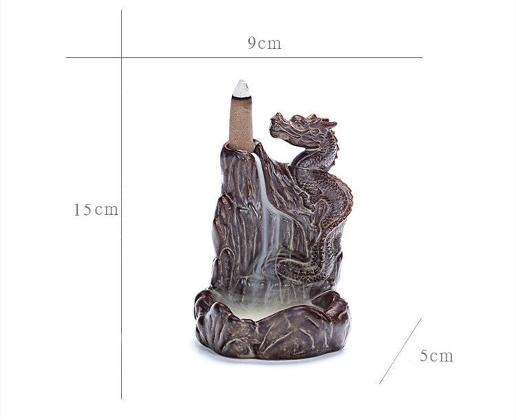Backflow Incense Burner Ceramic Creative Ornaments - Max&Mark Home Decor