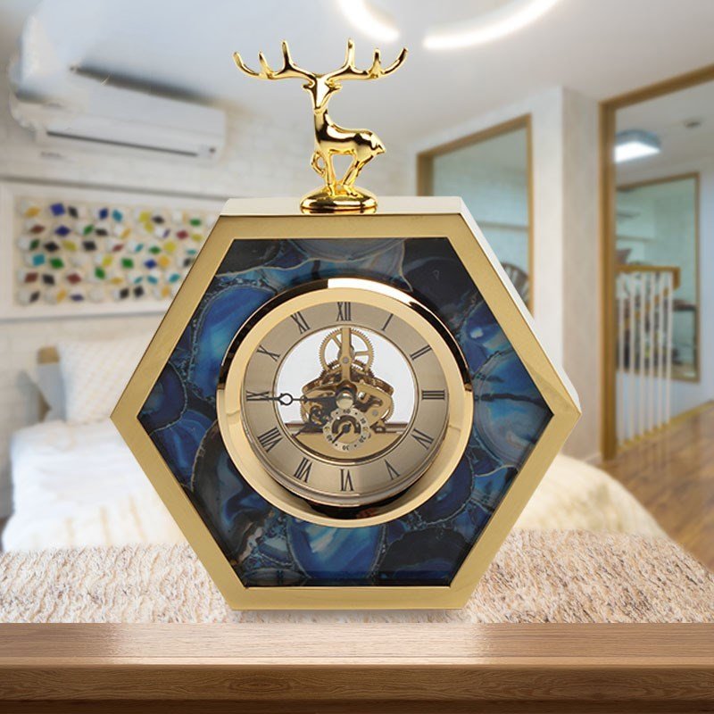 Battery - Powered Casual Style Hexagonal Wall Clock - Max&Mark Home Decor