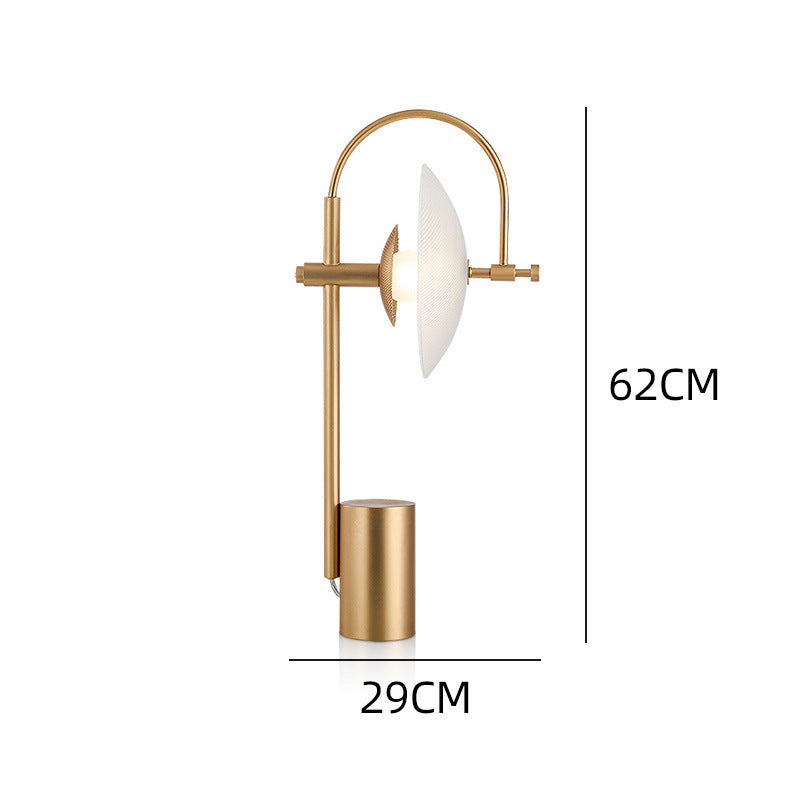 Modern Gold Glass Table Lamp