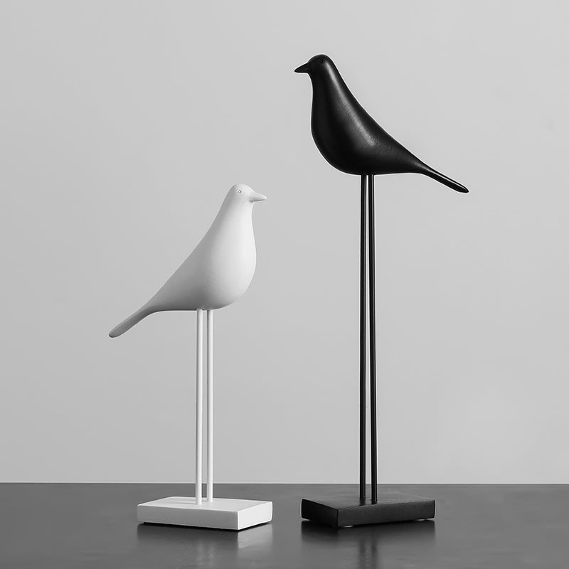 Stylish Tabletop Bird-Shaped Ornament