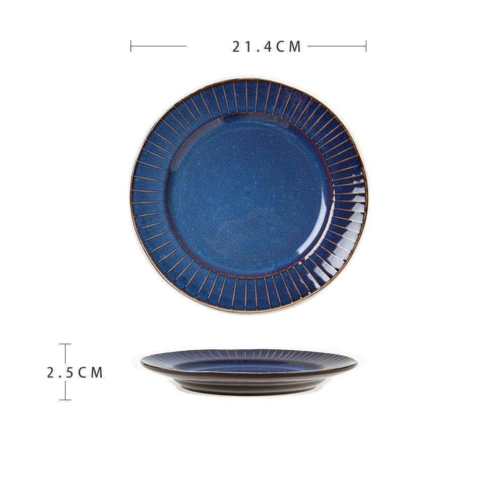 Beautiful Ceramic Dinner Plate Advanced Sense Of Micro Flaw - Max&Mark Home Decor