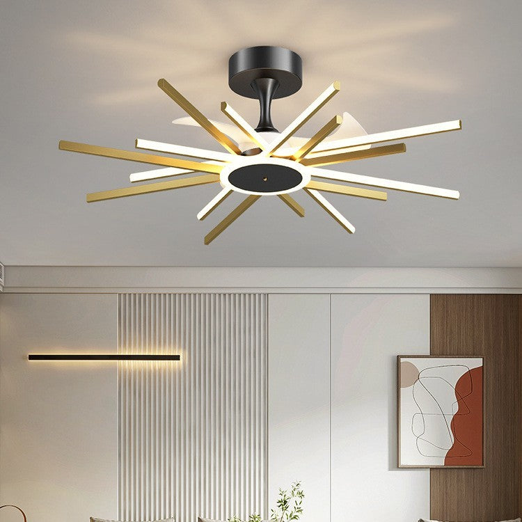 Nordic Light Luxury Fan Lamp for Living Room