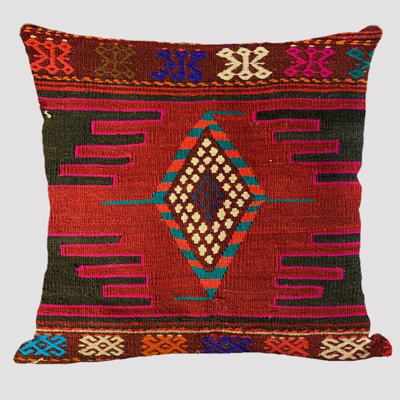 Bohemian Dream Linen Pillow - Ethnic Style Decorative Pillowcase - Max&Mark Home Decor