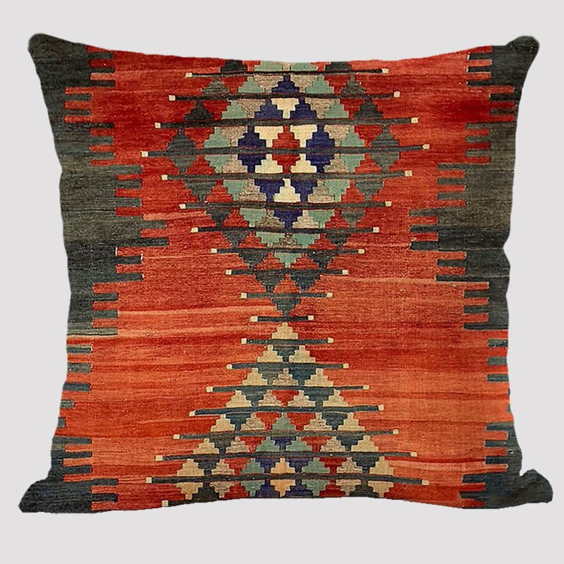 Bohemian Dream Linen Pillow - Ethnic Style Decorative Pillowcase - Max&Mark Home Decor