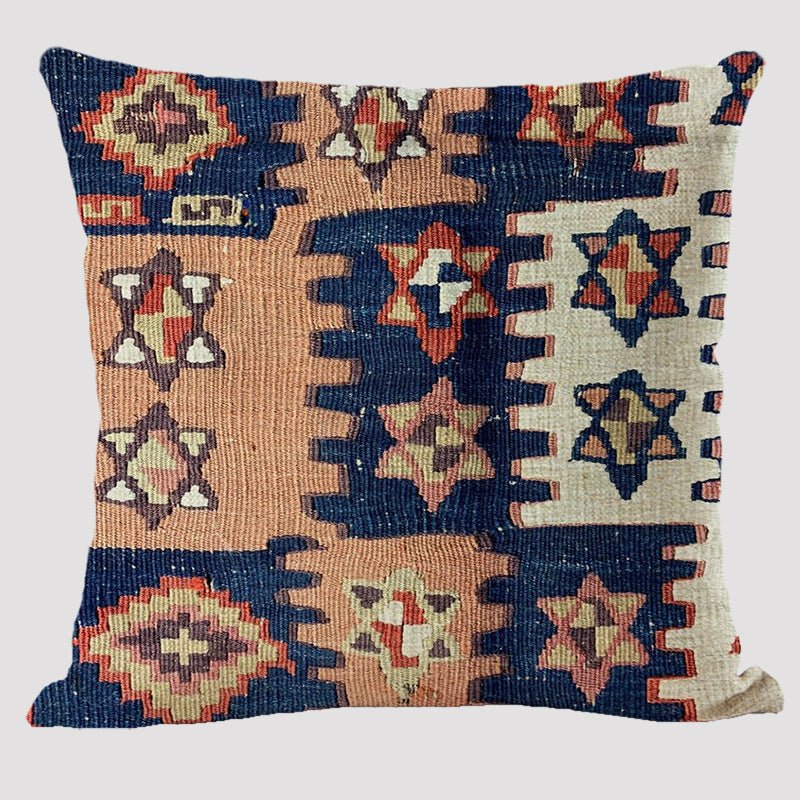 Bohemian Dream Linen Pillow - Ethnic Style Decorative Pillowcase - Max&Mark Home Decor