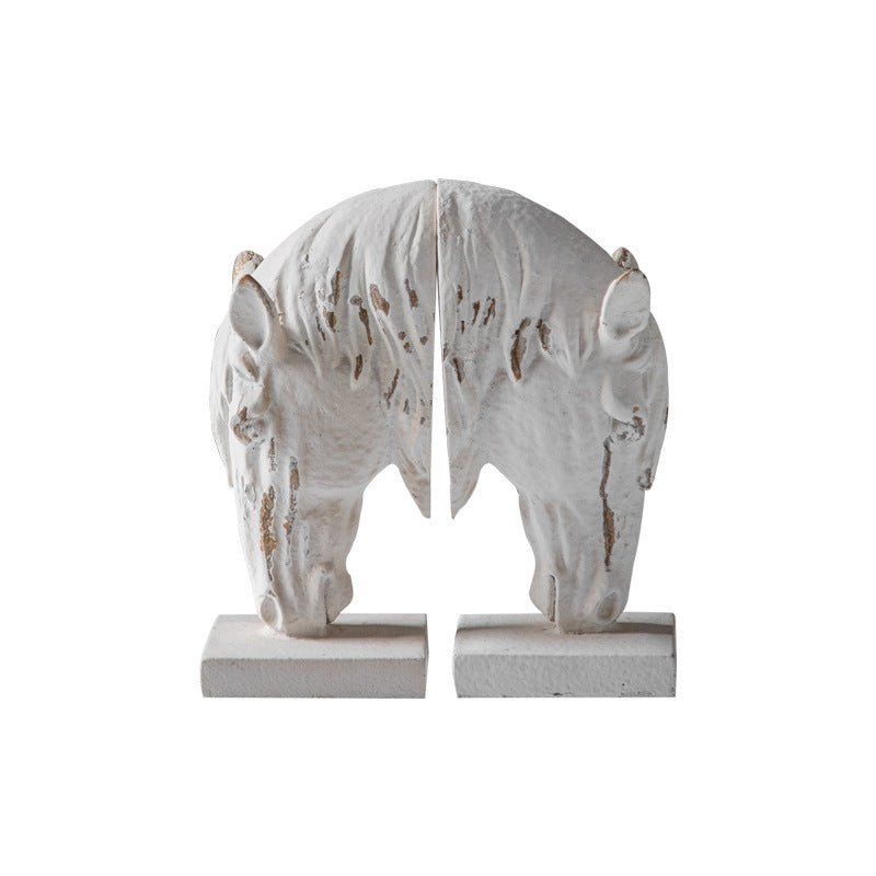 Book holders Resin Horse Head Statue Decoration - Max&Mark Home Decor