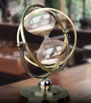 Bronze Hourglass Ornaments - Max&Mark Home Decor