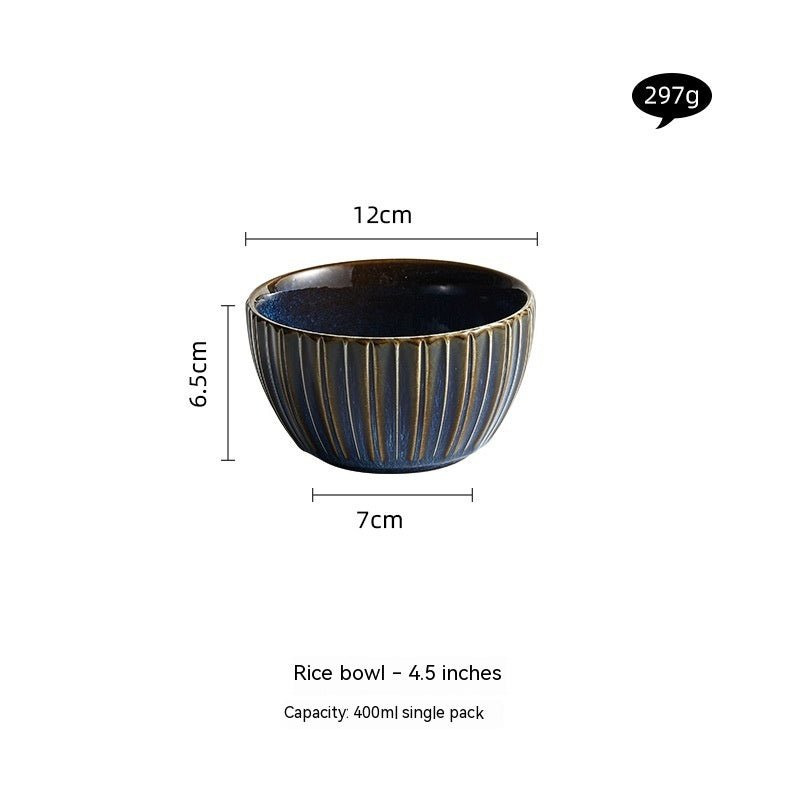 Ceramic rice bowls and plates - Max&Mark Home Decor