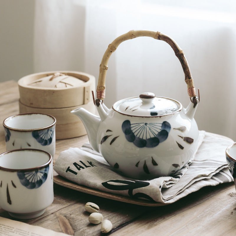 Ceramic Teapot with Exquisite Hand - painted Design - Max&Mark Home Decor