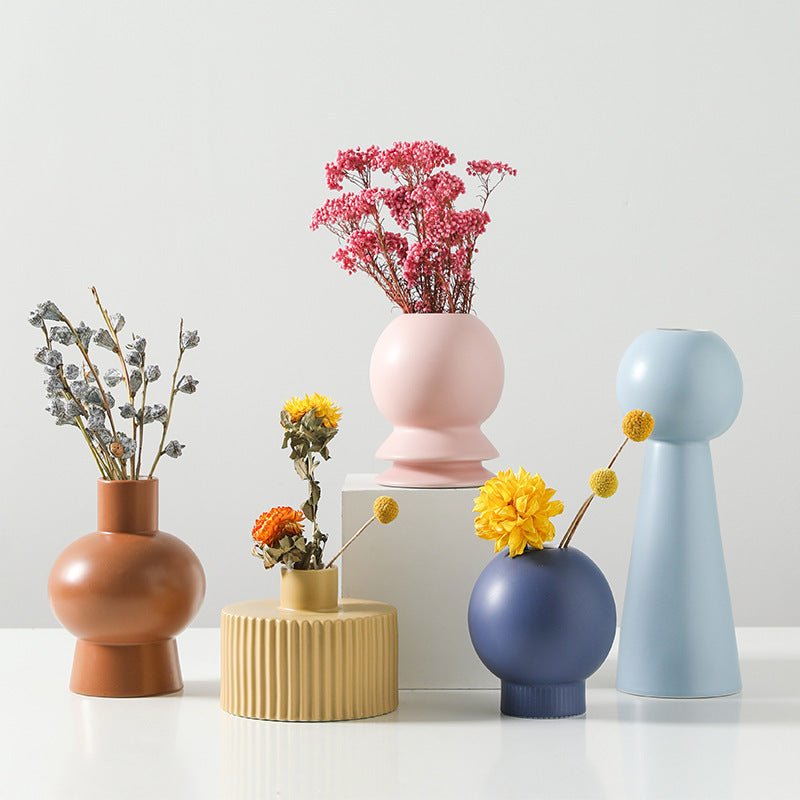 Ceramic Vase Decoration Living Room Home Flower Arrangement - Max&Mark Home Decor