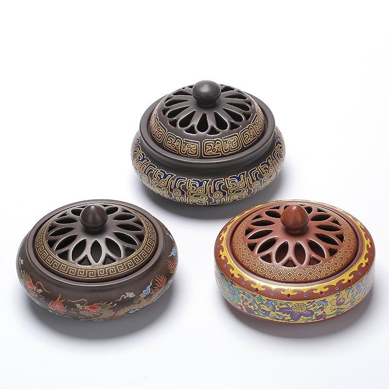 Chic Painted Incense Burner - Max&Mark Home Decor