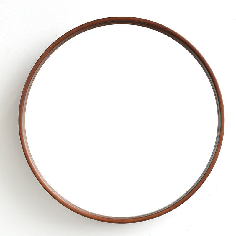 Contemporary Round Mirror Made Of Wood - Max&Mark Home Decor