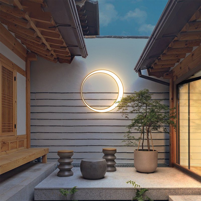 Contemporary Waterproof Moon Wall Lamp - Max&Mark Home Decor