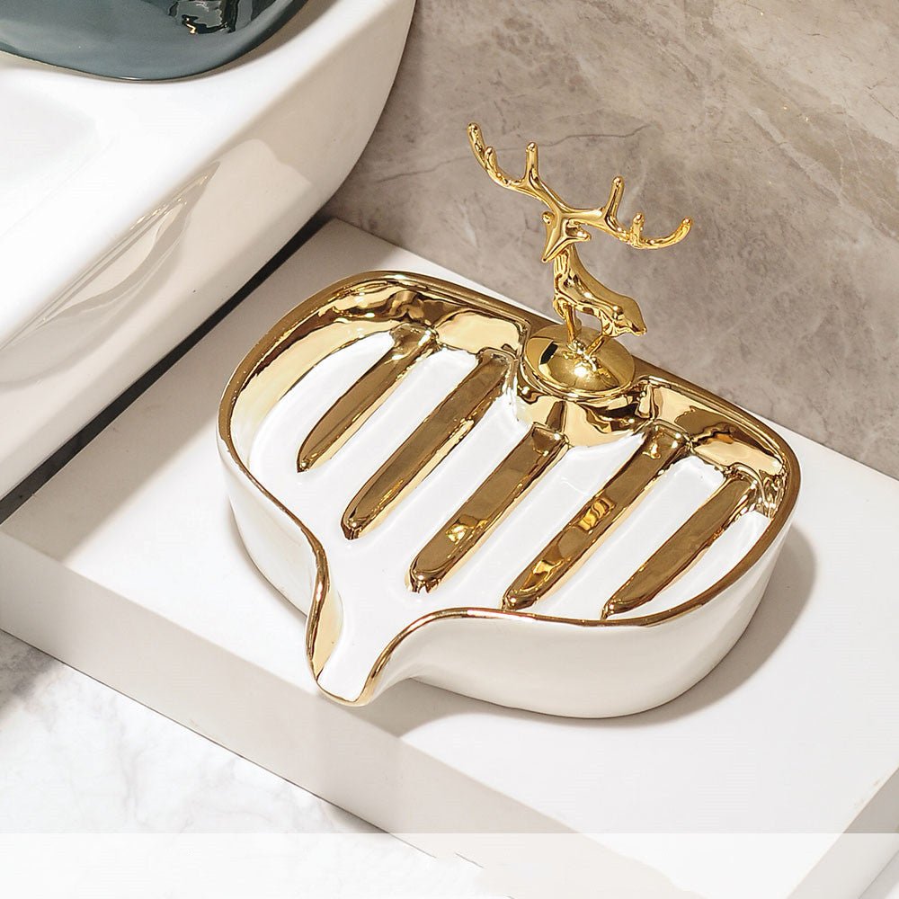 Creative European - style Ceramic Soap Box Hotel Bathroom Decoration Bracket - Max&Mark Home Decor