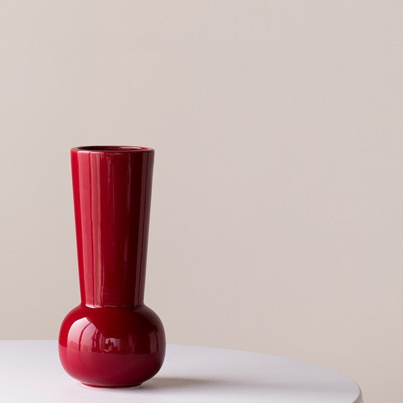 Red Vase