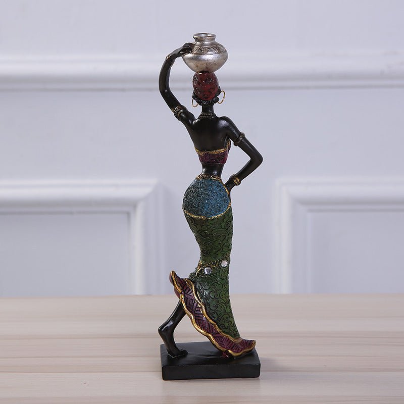 Ethnic Resin Statuette