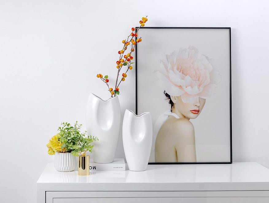 Creative Living Room Decoration Vase Modern Home Accessories Ceramic Crafts Ornaments - Max&Mark Home Decor