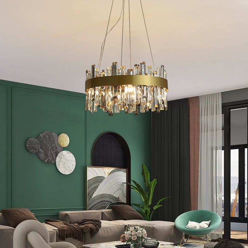 Crystal Chandelier Living Room Lights - Max&Mark Home Decor