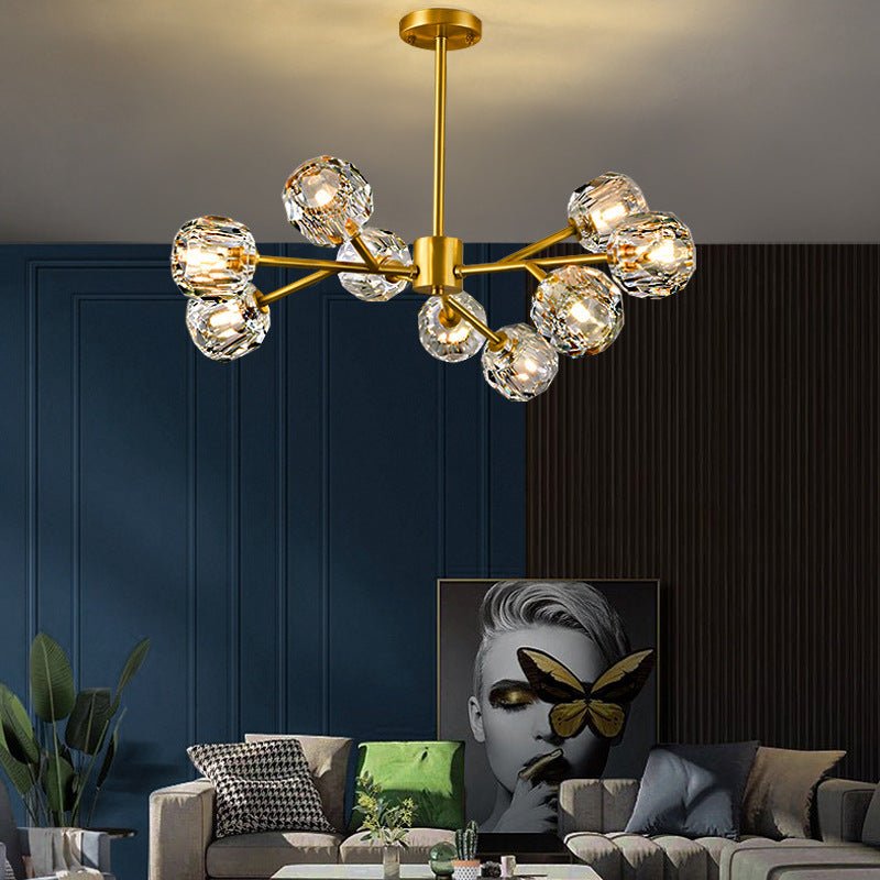 Crystal Copper Luxury Chandelier - Max&Mark Home Decor
