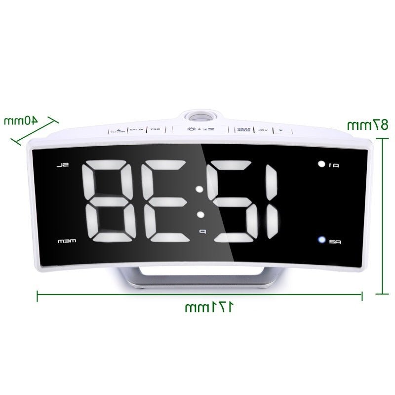 Curved Screen Projection Alarm Clock - Max&Mark Home Decor