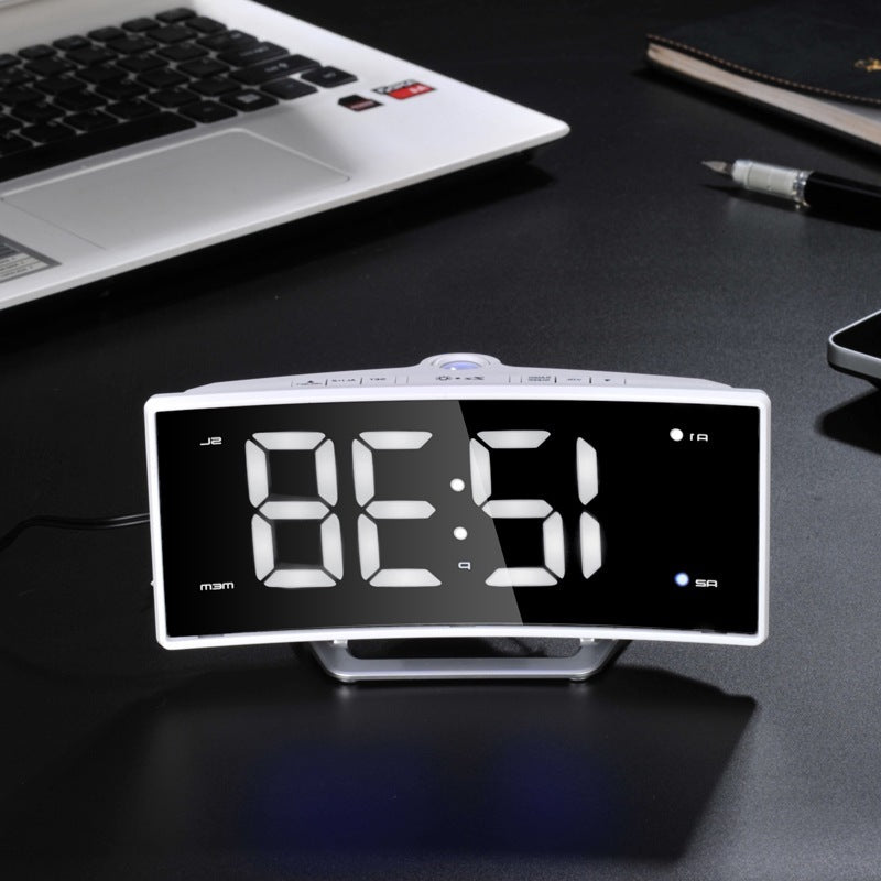 Curved Screen Projection Alarm Clock - Max&Mark Home Decor
