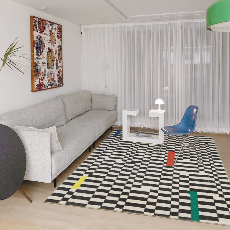 minimalist rug