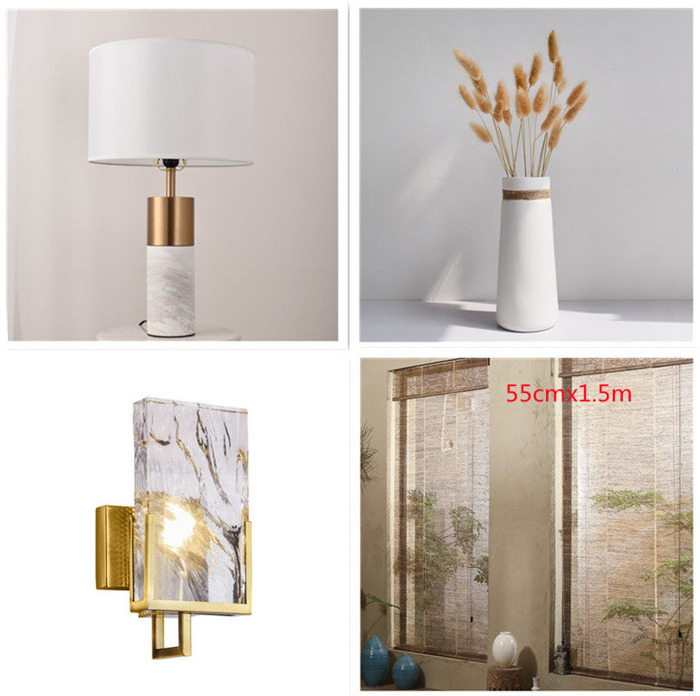 Luxe Marble Hardware Table Lamp