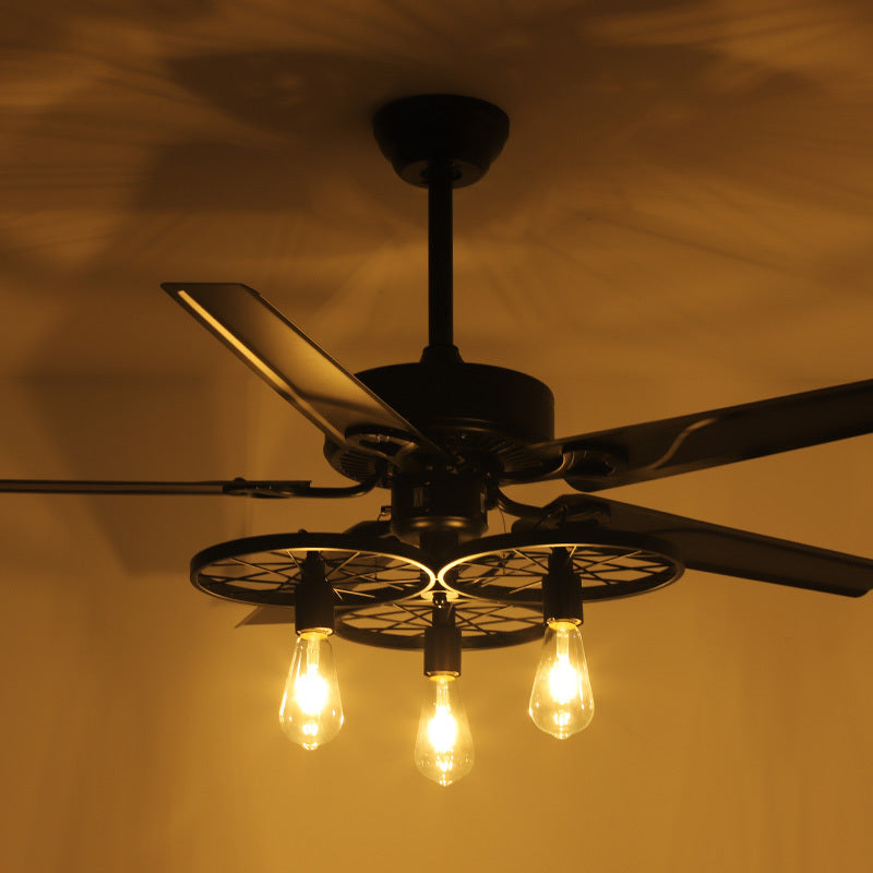 Retro Fan Lamp Ceiling Fan