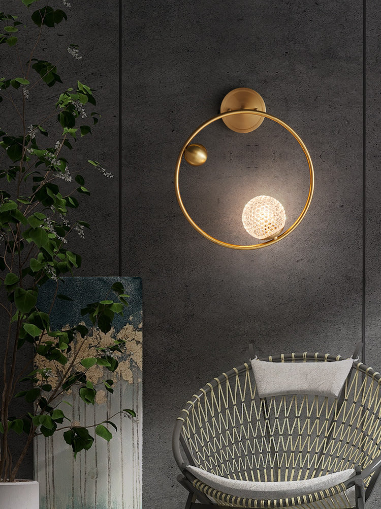 Light Luxury Copper Wall Lamp