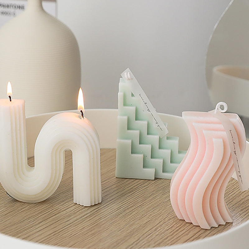 Indulge in Tranquil Aromas with Our Premium Geometric Scented Candles