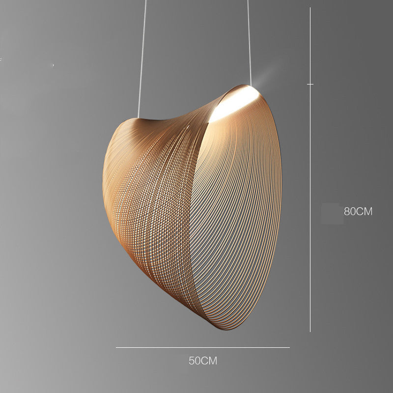 Natural Harmony Wooden LED Chandelier