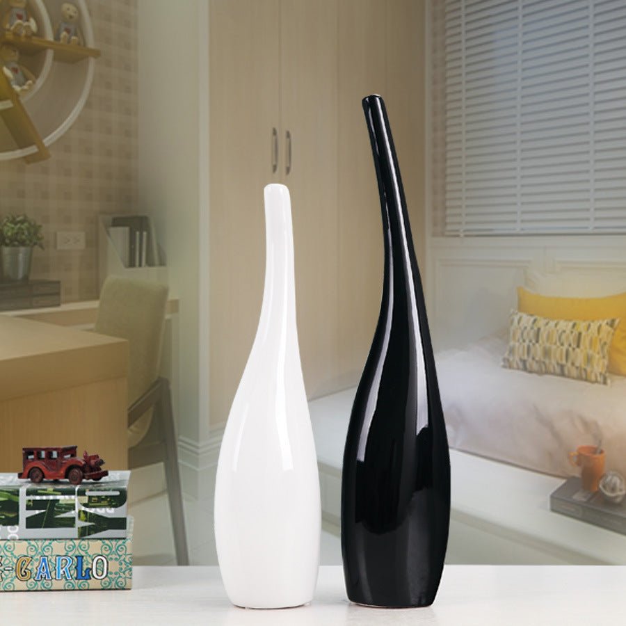 Elegance Unleashed: Nordic Gold - Plated Ceramic Vases for Modern Home Decor - Max&Mark Home Decor
