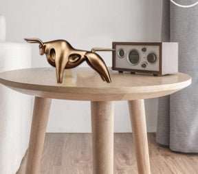 Elegant Abstract Bull Statue – Modern Artistic Decor Piece - Max&Mark Home Decor